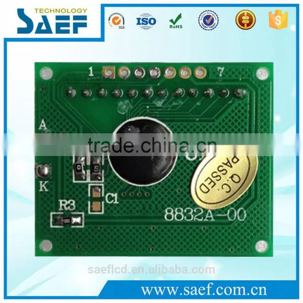 TN Positive Monochrome 7 Segment LCD Display Module photo-3