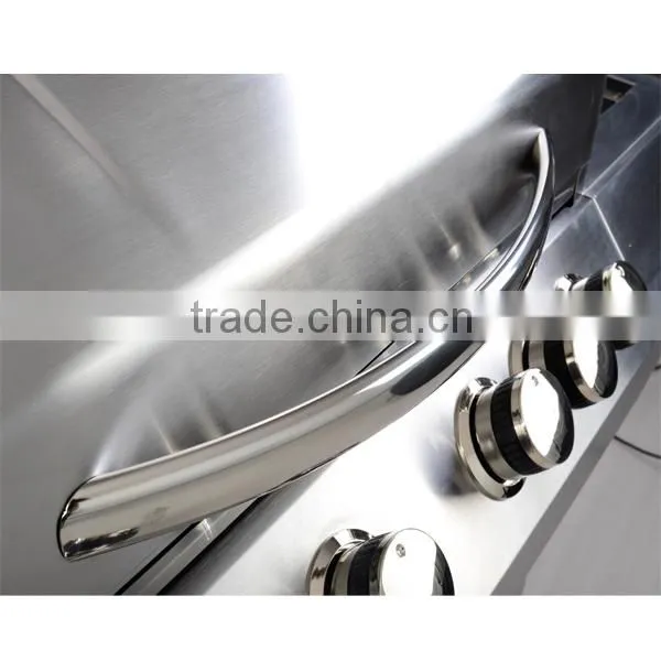 Simplified Large Cooking Area Stainless Steel Outdoor Grill photo-3