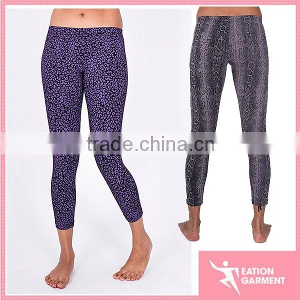 Wholesale OEM Custom Design Sublimation Printed Yoga Pants Yoga Leggings