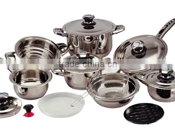 Stainless Steel Cooking Pots With Nine Steps photo-3