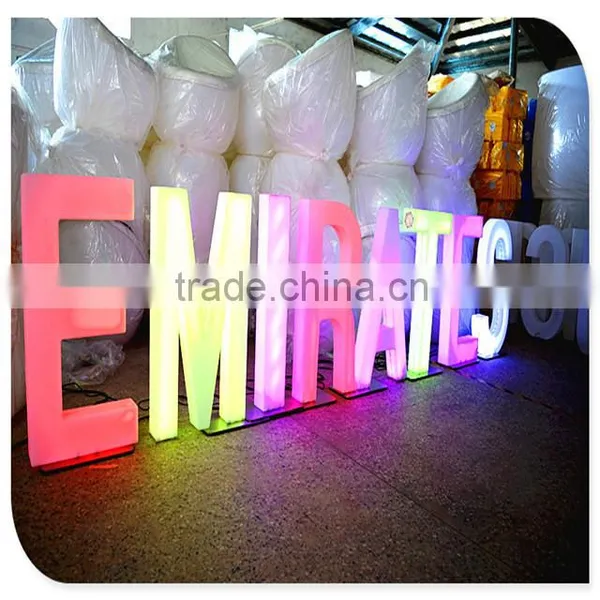 RGB 16 Colors Led Letter Sign, Pretty Alphabet Letters Use for Billboard