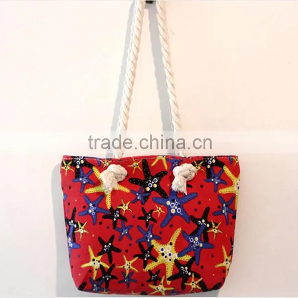 2016 Foldable Beach Bag With Zipper photo-5