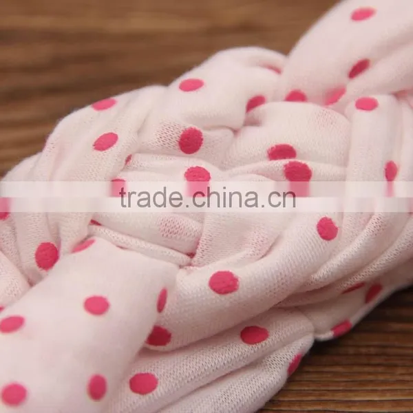 Knot Headband Baby Headband Dot Hairband photo-2