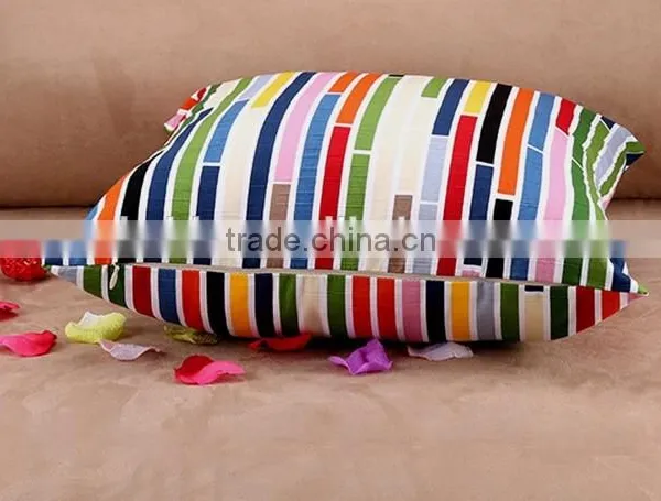 2015 Color Stripe Pure Cotton Pillowcases Creative Home Hold Pillow photo-6