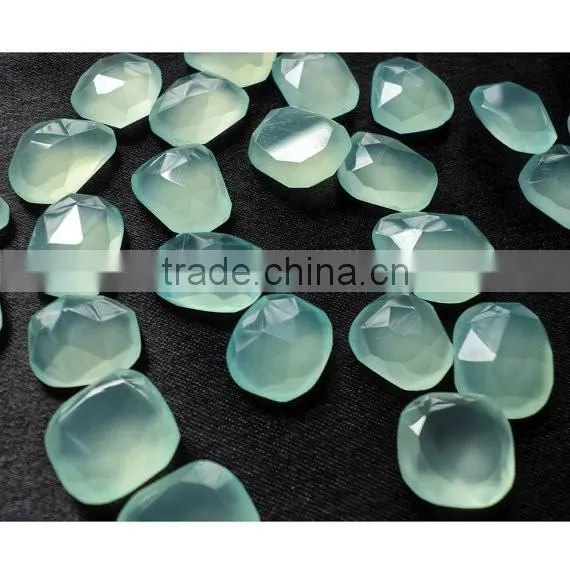 Best Quality Aqua Chalcedony Mix Shape Loose Cut Gemstone photo-3