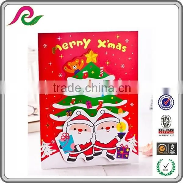 Embossed Christmas Card Musical Greeting Card 2016 Music Themed Christmas Cards photo-3