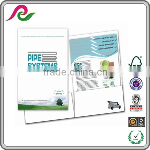 Customized Printed A4 Size Presentation Folder 2 Pockets photo-4