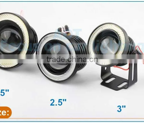 Car White Angel Eye LED COB DRL, Halo Ring Cob Led White for Universal Cars photo-4