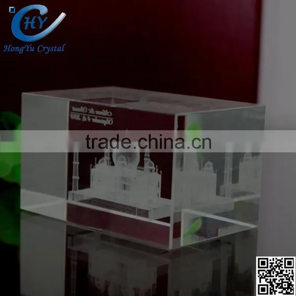 Laser 3d Transparent Square Crysta Engraving photo-6
