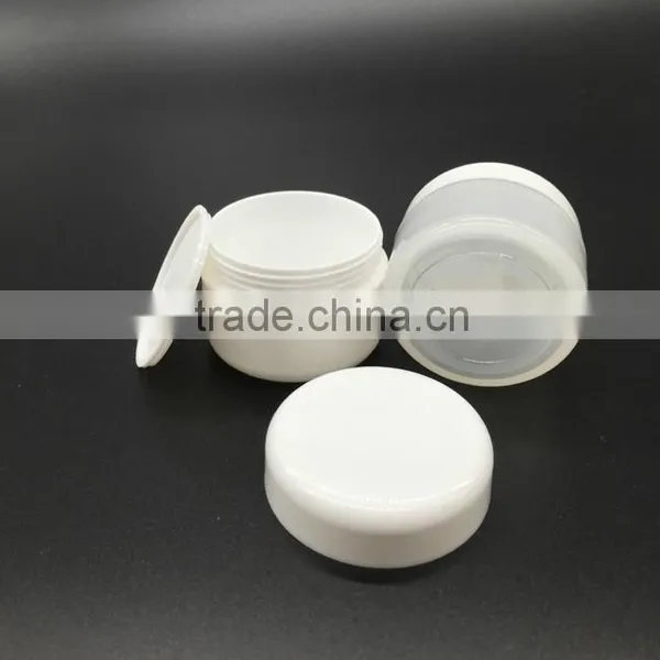 China Wholesale 30g Empty Cylinder Plastic pp Cosmetic Cream Jars photo-3