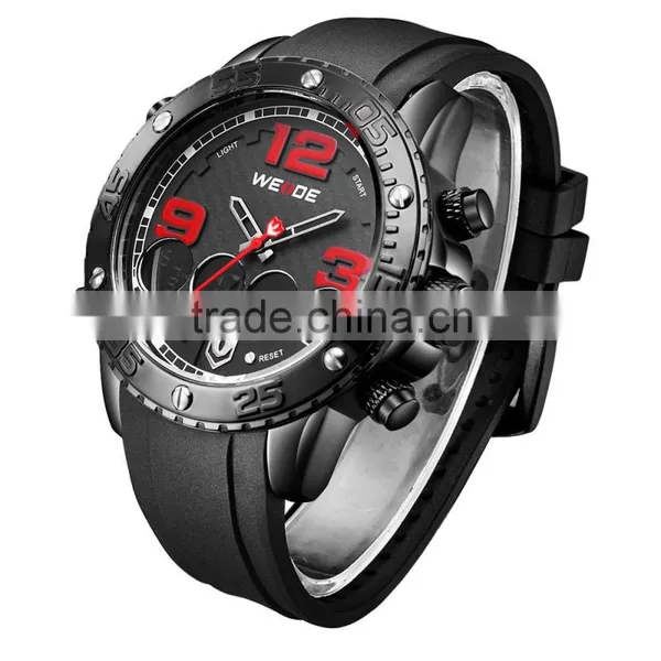 WEIDE .com LCD Quartz Watch Price Men Smart Wrist Watches Straps photo-3