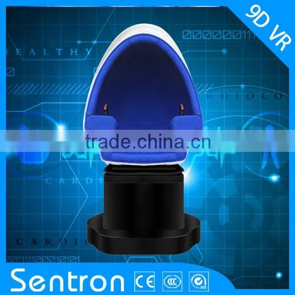 3 Seats 9D VR Egg Cinema 9d Arcade Game Machine for Shopping Mall Cinema Hall Equipment photo-3