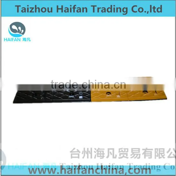 1000*350*50mm Heavy Strength Speed Hump for Parking System/High Quality Hot Sell Rubber Speed Hump Used in Intersection