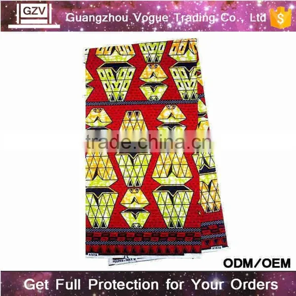 Online Wholesale High Quality 100% Cotton Kente Fabric African Wax Prints Fabric for Man photo-3
