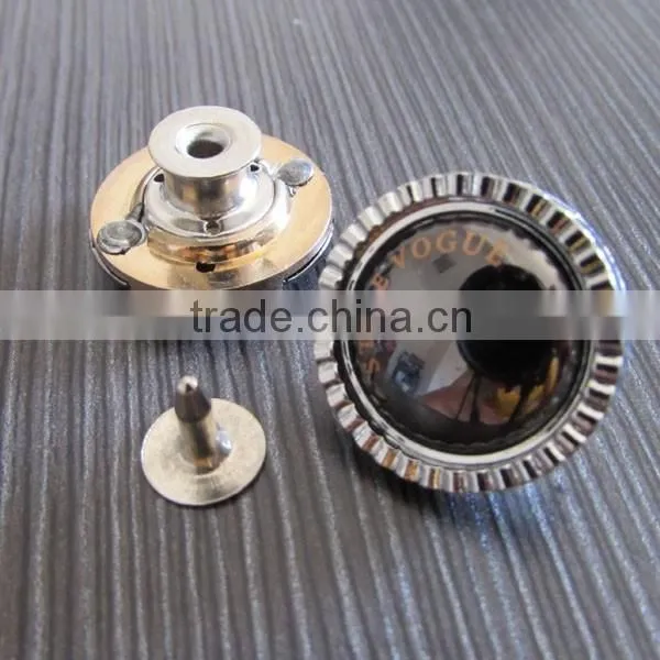 Laser Fashion Metal Jeans Button photo-2