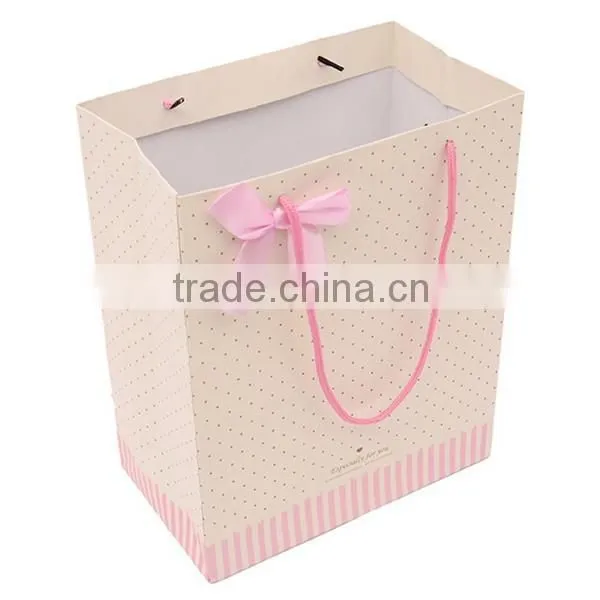 Sweet Light Color Paper Bag With Logo Print photo-4