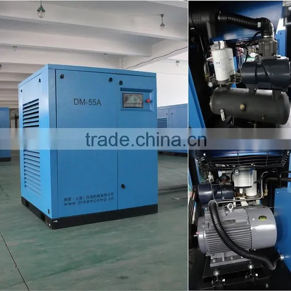 55KW 8-13bar Variable Frequency Rotary Screw Air Compressor photo-2