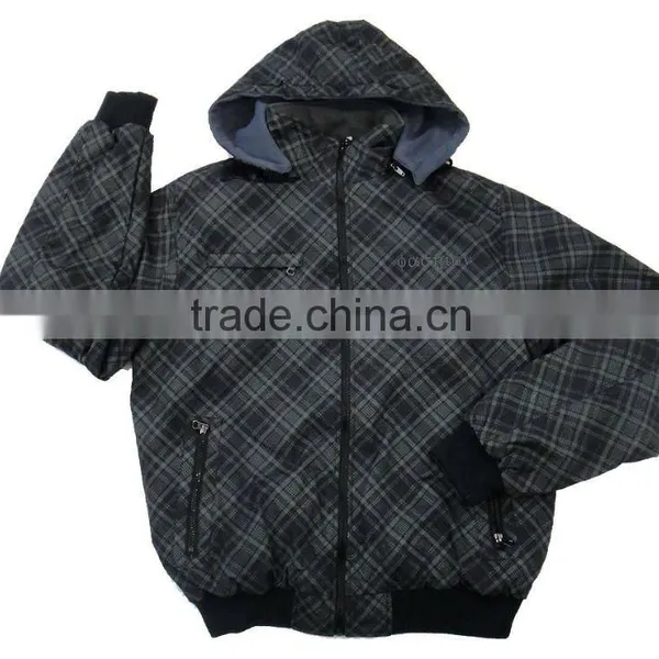 2011 Men's Winter New Fashion Checked-print Jacket