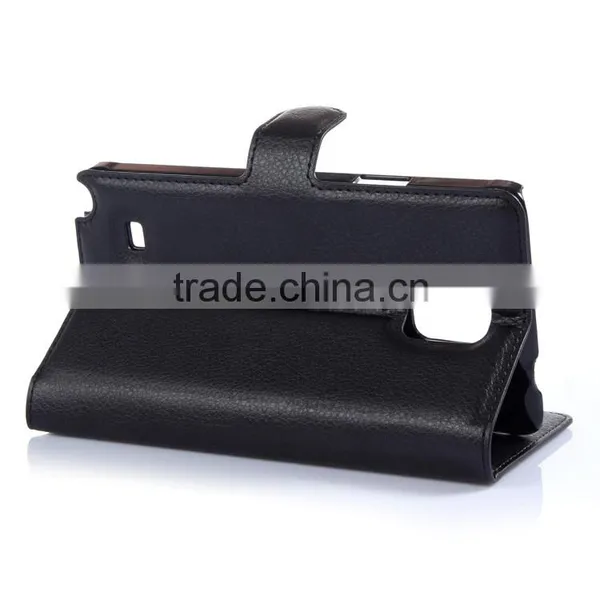 Wholesale Folio Stand Case PU Leather Flip Cover With Wallet for Samsung GALAXY Note4 photo-3