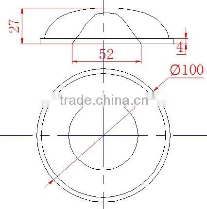 100mm High Bay Light Optical Lens , 150 Degree Beam Angle Glass Lens photo-5