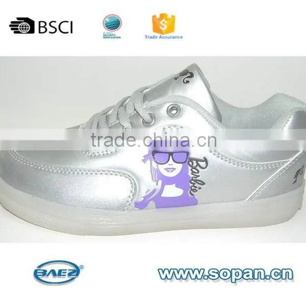 New Style Colorful Running Sport/Casual Changeable Color Light up Kids Led Shoes photo-3