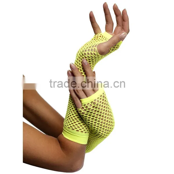 2015 Fashion Cheap Bridal Lace Applique Fingerless Gloves photo-4
