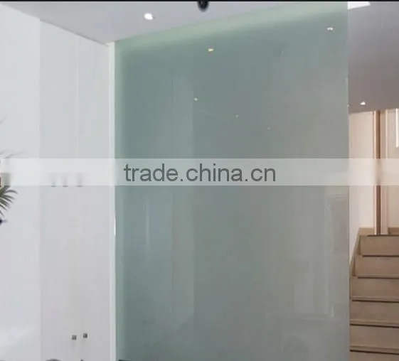8.38mm Laminated Sandblasted Glass