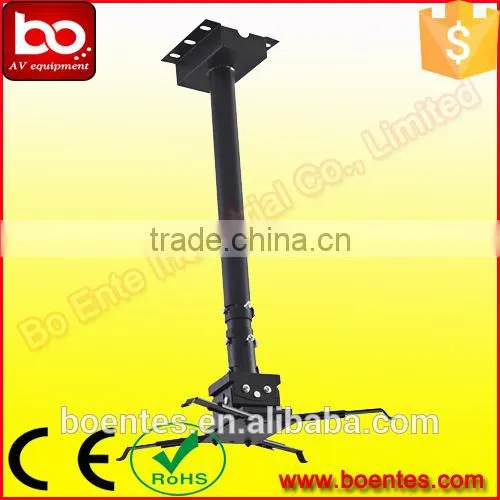 Office Projector Ceiling Retractable Cold Rolled Steel Mount Bracket With Universal Adapter Plate for BM-1.0 photo-2
