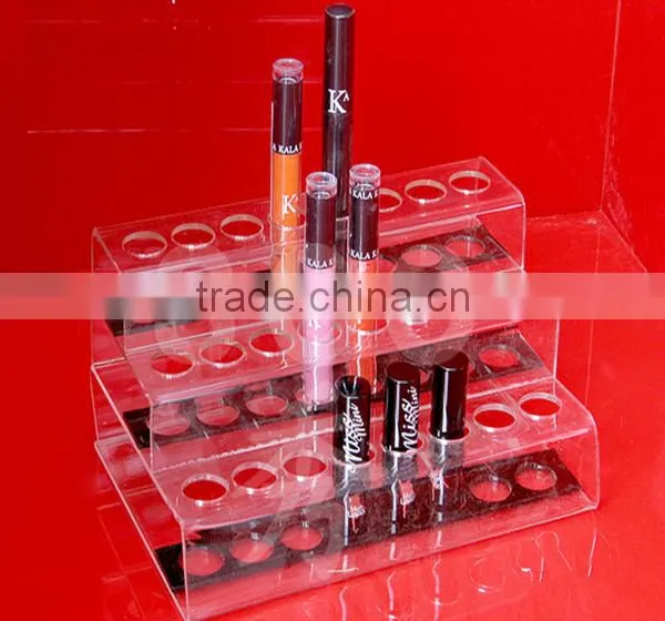 Factory Price Round Square 24 Holes Acrylic Lipstick Display Stand photo-2