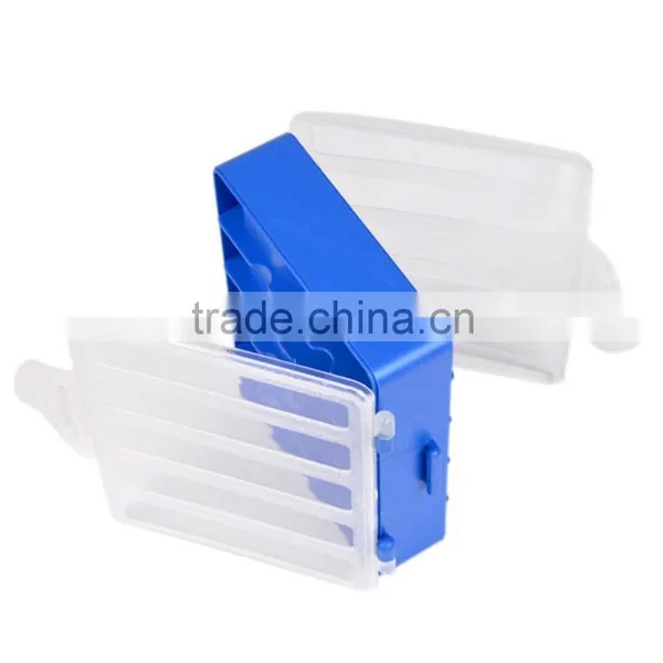 12.8 * 10 * 3.7cm Double Sided Transparent Visible Plastic Fishing Explosion Hook Set Box 10 Compartments photo-5
