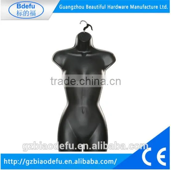 Female Plastic Mannequin , Black Female Mannequin