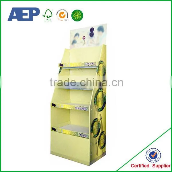Printed Advertising Portable Cardboard Display Stand photo-2