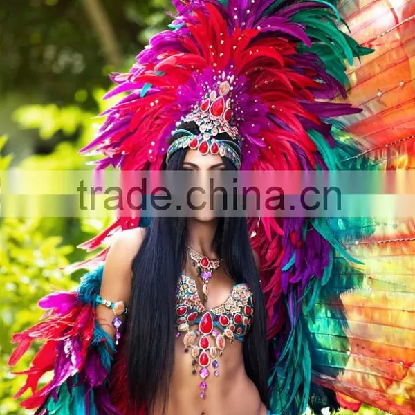Leading Supplier CHINAZP Bulk Sale High Quality Colored Green Chicken Fully Dyed Roosters Feathers photo-6