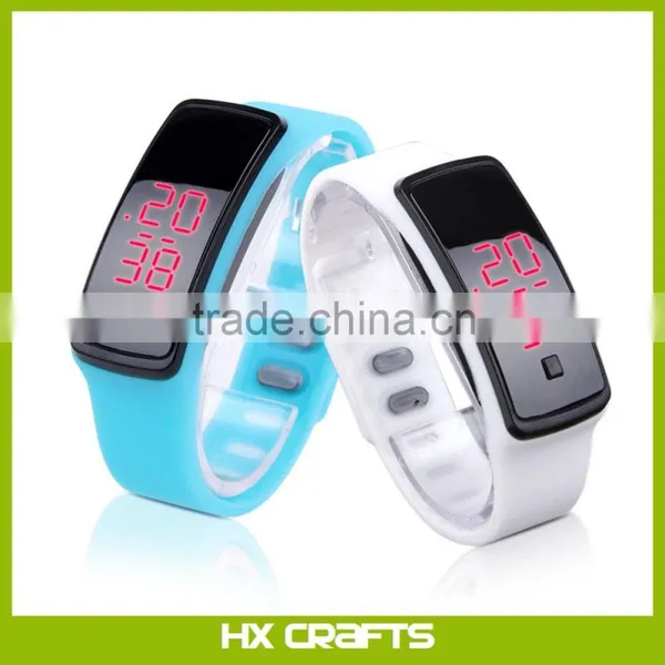 New Womens Mens Kids Silicone Band Touch Screen Sports LED Watch Bracelet photo-5