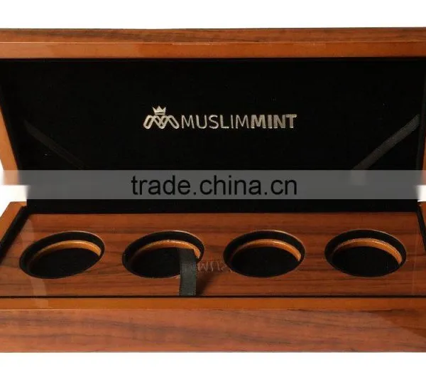 Wood Coin Presentation Cases and Display Boxes photo-2