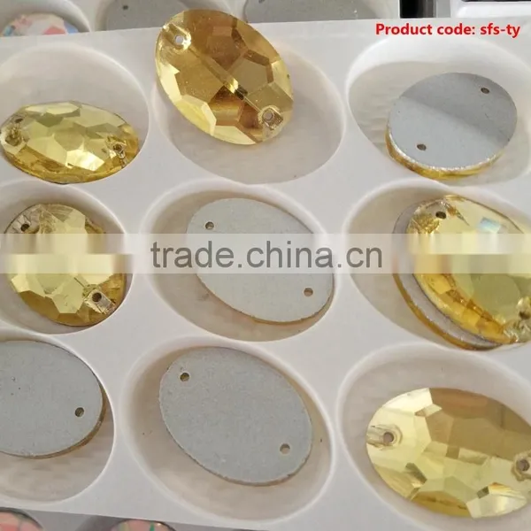 Most Popular OEM Design Hanging Glass Crystals With Different Size for Clothes photo-4