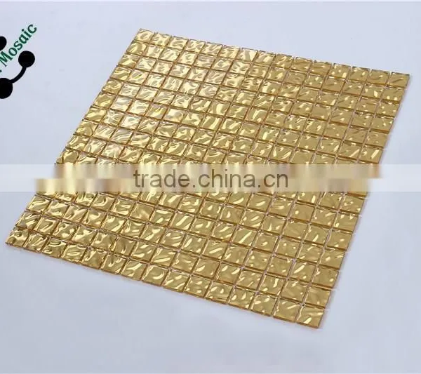 SMG11 Premium Mosaics Tile Swimming Pool Tiles for Sale Gold Mosaic photo-3