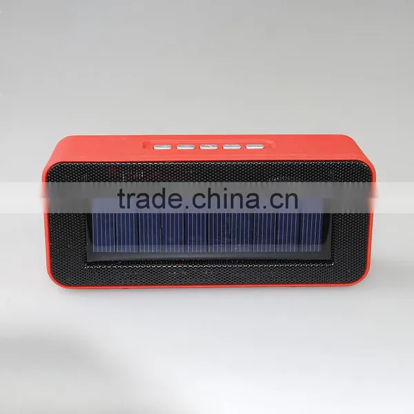 Hot Selling 2016 Mini Portable fm Usb Solar Bluetooth Speaker photo-2