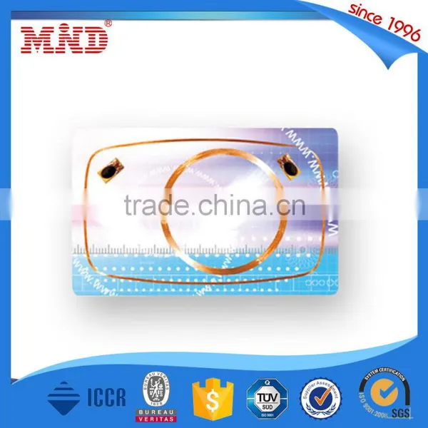 MDD25 Dual Frequency EM4442 Chip Card Hybird Rfid Smart Card photo-2