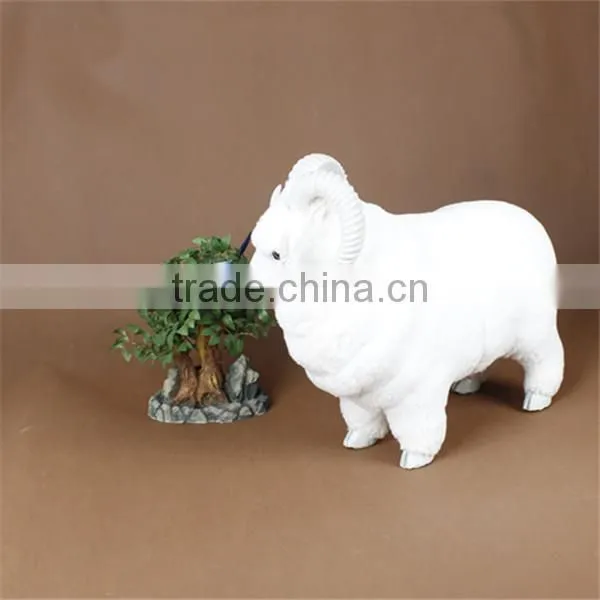Custom Handmade Plastic Farm Animals Figurines Sheep Toys for Christmas photo-4