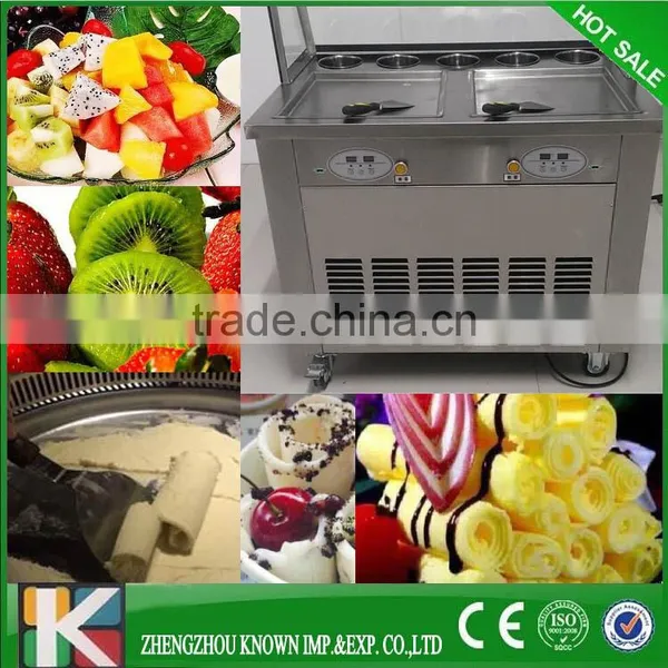 Factory Supply Fried Ice Cream Machine, Ice Cream Fried Machine, Commercial Fried Ice Cream Machine