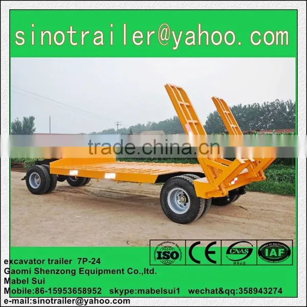 Flatbed Trailer for Transport Excavator/crane/transformer photo-2