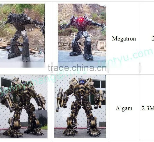 Industrial Plastic and Steel Robot Man Models for Sale photo-5