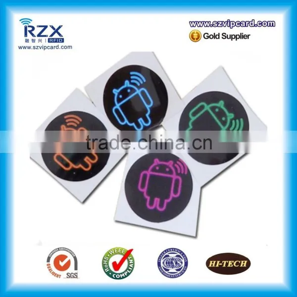 Custom Printing 13.56Mhz Rfid NFC Tag With Adhesive Label photo-2