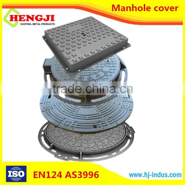 EN124 ISO9001 Professional Desigh of Ductile Iron Round and Square OEM Water Meter Manhole Cover photo-5