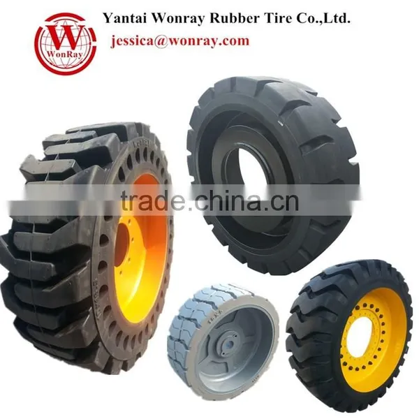 Cured on Solid Tyre 10-16.5 15x5 17.5-25 18.00-25 26.5-25 Etc.