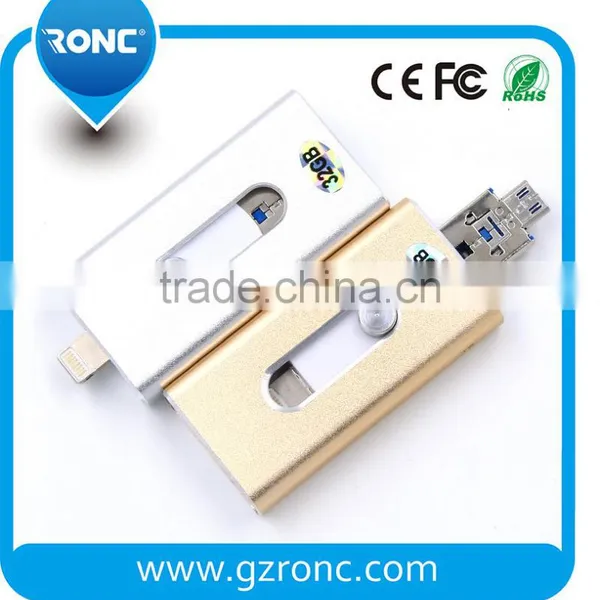 3 in 1 Multifunctional Micro USB OTG Memory Pendrive 8GB Otg Usb Flash Drive photo-4