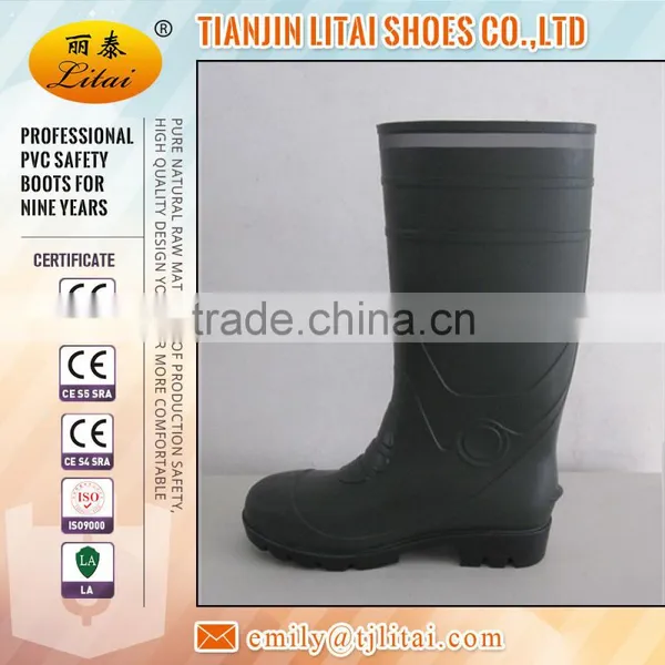 Cheap Men Black Safety Work Boots photo-3