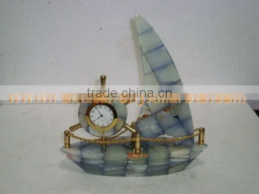 BEST QUALITY FACTORY PRODUCUNG ONYX PATCH WORK CLOCKS photo-2