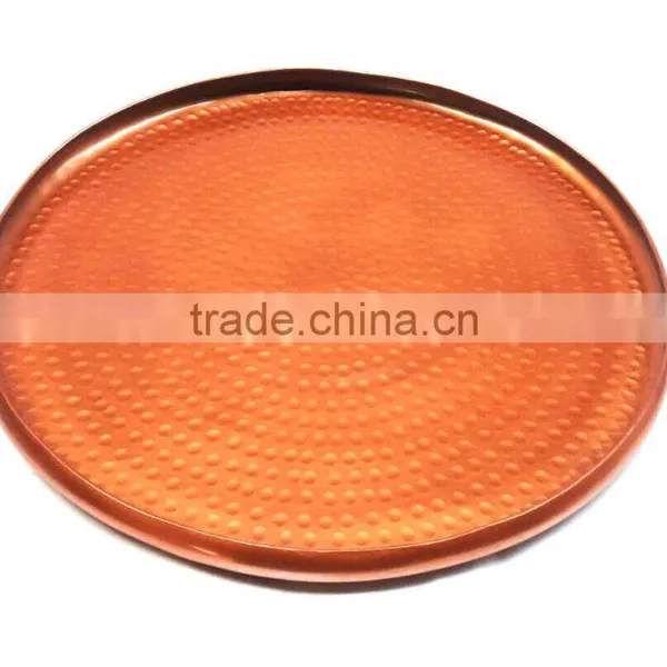 New Design Hammered Copper Tray photo-2